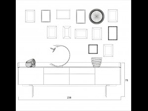 sideboards stockholm 3D Модель