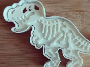 恐竜の形-3ピース 3Dプリントモデル