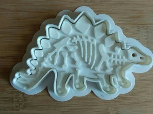 恐竜の形-3ピース 3Dプリントモデル