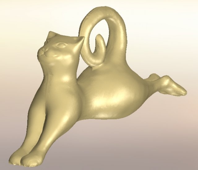cat yoga 3D Druckmodell .c4d .max .obj .3ds .fbx .stl .blend