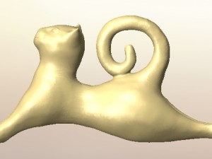 cat yoga 3D Druckmodell