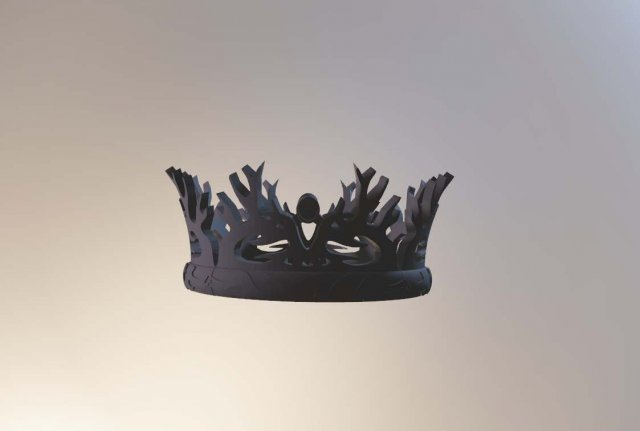 crown for 3d printing 3Dモデル .c4d .max .obj .3ds .fbx .stl .blend 