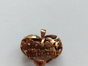 heart with first and last name sls or casting 3D Print Model