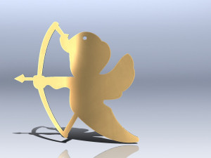 pendant angel 3D Принт Модель