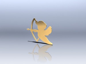 pendant angel 3D Принт Модель