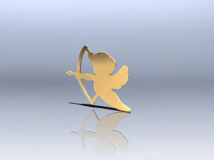 pendant angel 3D Print Model