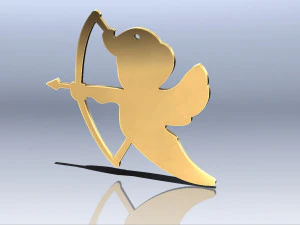 pendant angel 3D Print Model