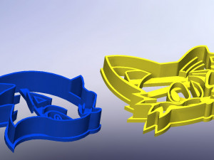 sonic and fox-cookie cutters Modello di stampa 3D