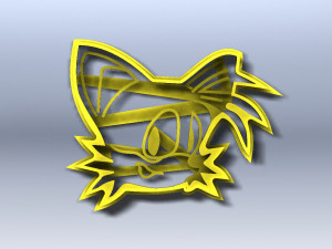 sonic and fox-cookie cutters Model Cetak 3D