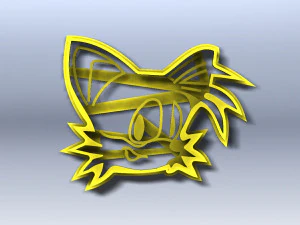 sonic and fox-cookie cutters 3D Print Model
