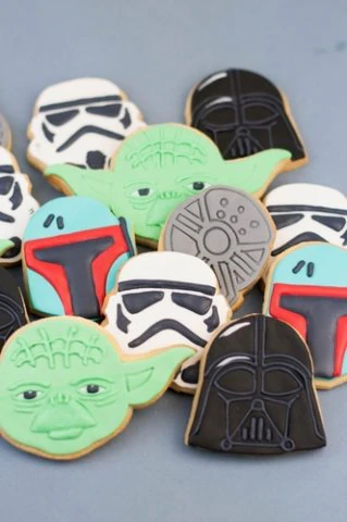 star wars cookie cutters- 7 pcs - 80mm 3D Print Model .c4d .max .obj .3ds .fbx .stl .blend 