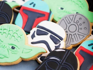 star wars cookie cutters- 7 pcs - 80mm 3D Print Model