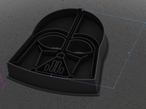 star wars cookie cutters- 7 pcs - 80mm 3Dプリントモデル