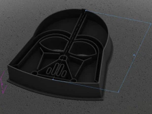 star wars cookie cutters- 7 pcs - 80mm 3D Print Model