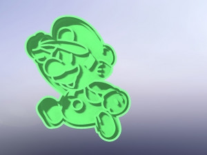 mario cookie cutter-60 3d print model Model do druku 3D