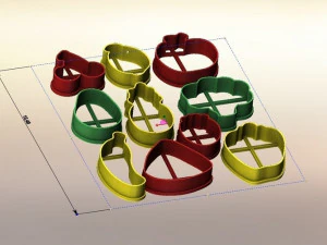 vegetable set 18 pcs- 50 3D Print Model