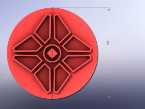cookie cutters- destiny 3d print model 3D 打印模型