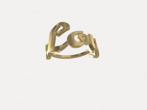 ring-love norian-54-64 mm 4pcs 3D Model