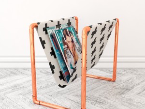 copper stand magazine Modelo 3D