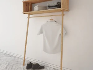 prateleiras para roupas Modelo 3D