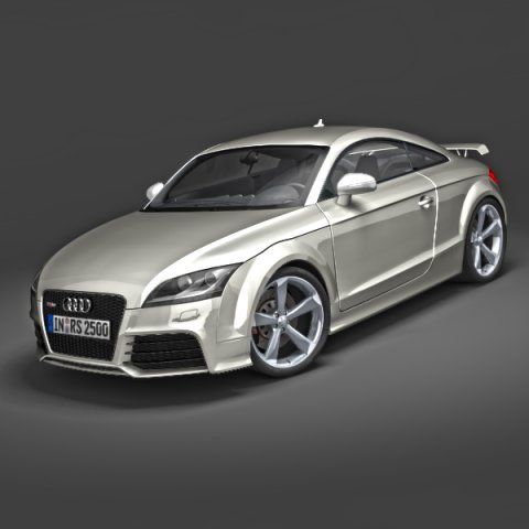 Audi tt rs 2010 3D मॉडल .c4d .max .obj .3ds .fbx .stl .blend 