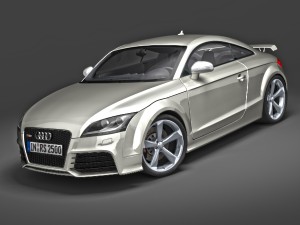 Audi tt rs 2010 3D Model