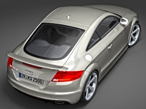Audi tt rs 2010 3D मॉडल