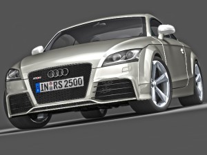 Audi tt rs 2010 3D मॉडल