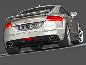 Audi tt rs 2010 3D मॉडल