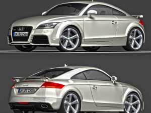 Audi tt rs 2010 3D मॉडल
