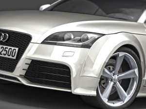 Audi tt rs 2010 3D मॉडल