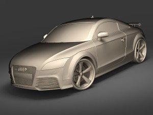 Audi tt rs 2010 3D मॉडल