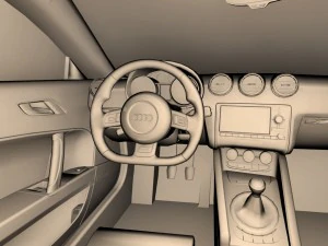 Audi tt rs 2010 Modelo 3D