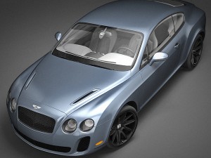 bentley continental ss 2010 3D Модель