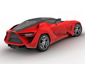 bertone mantide 2010 3D Модель