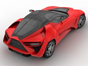 bertone mantide 2010 3D Модель