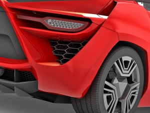 bertone mantide 2010 3D Модель