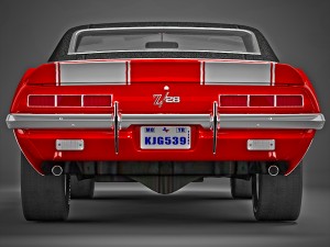 chevrolet camaro z28 1969 Modèle 3D