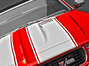 chevrolet camaro z28 1969 Modèle 3D