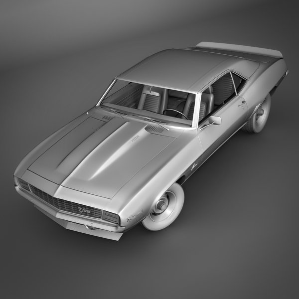 1969 camaro zl1 kırmızı