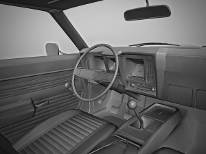 chevrolet camaro z28 1969 Modèle 3D