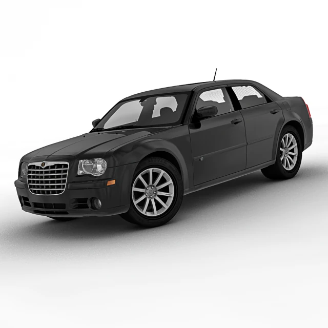 chrysler 300c 2008 3D Model .c4d .max .obj .3ds .fbx .stl .blend