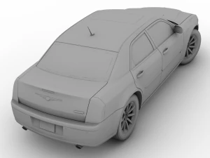 chrysler 300c 2008 3D Model