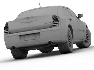 chrysler 300c 2008 3D Model