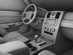 chrysler 300c 2008 Modello 3D