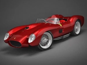 ferrari 250 testa rossa 1957 Modello 3D