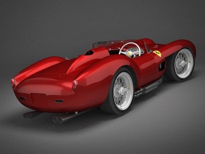ferrari 250 testa rossa 1957 Modèle 3D