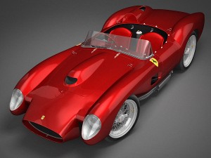 ferrari 250 testa rossa 1957 Modèle 3D