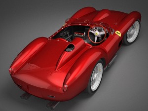 ferrari 250 testa rossa 1957 Modèle 3D