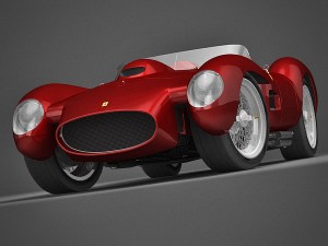 ferrari 250 testa rossa 1957 Modèle 3D